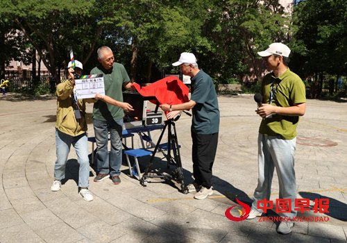 营口：《陪你一起看夕阳》老年公益短剧开机(图1)